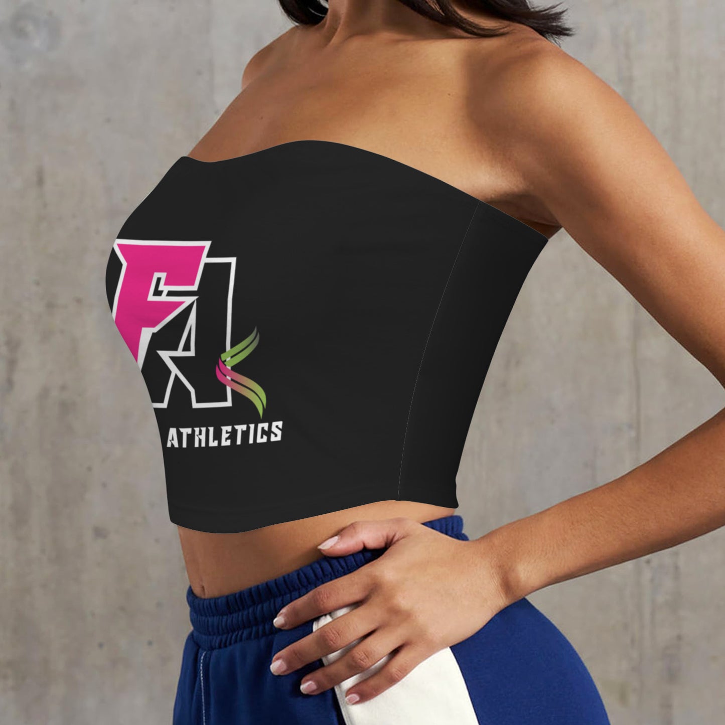Backless Tube Crop Top