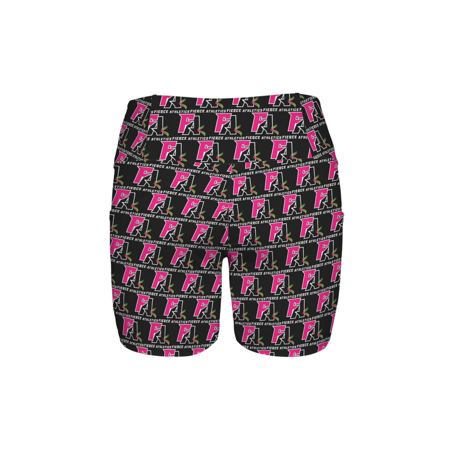 High Waist Deep Pockets Yoga Shorts