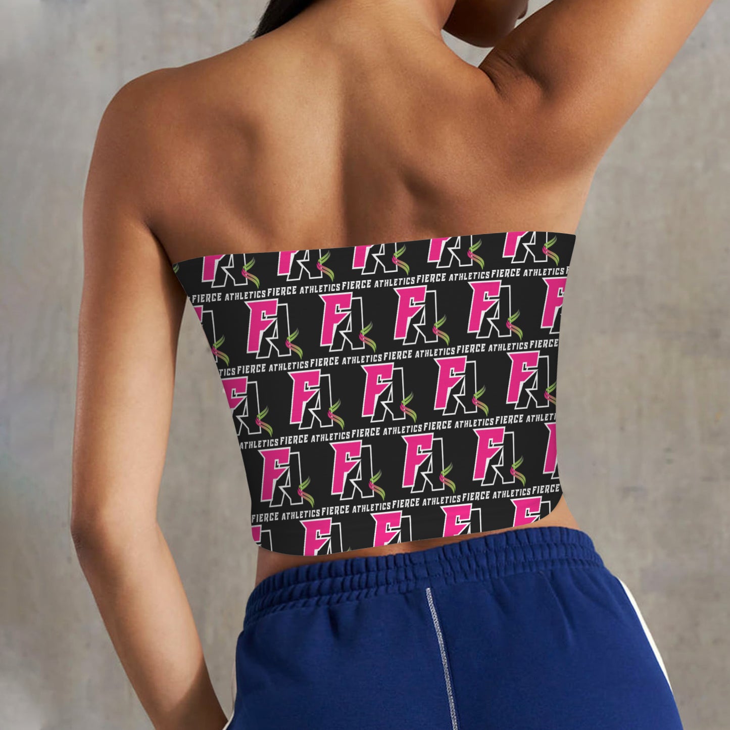 Backless Tube Crop Top