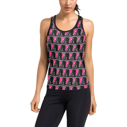 2 Women's Racerback Tank Top (Model T60)