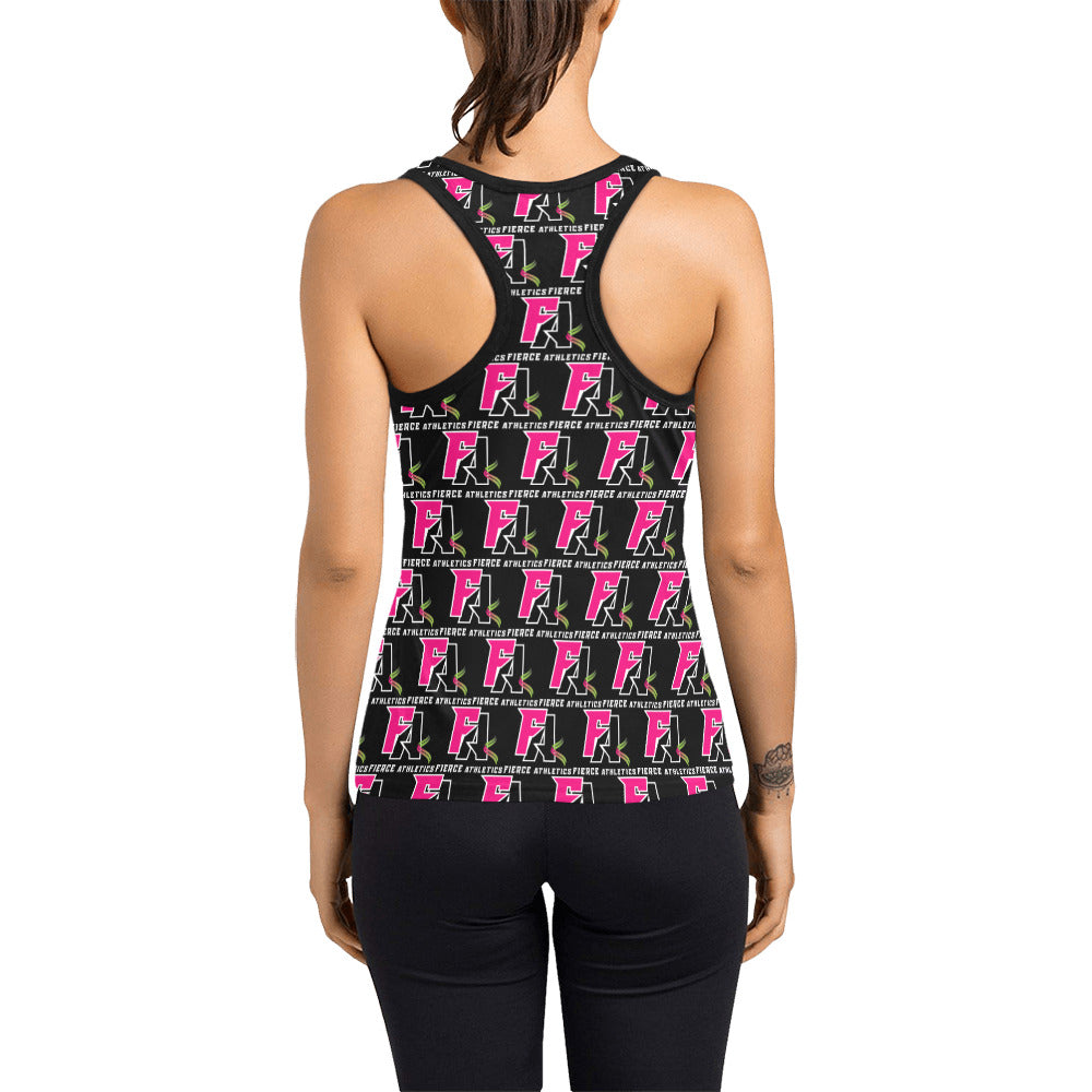 2 Women's Racerback Tank Top (Model T60)